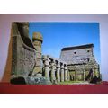 THE TEMPLEOF LUXOR, LUXOR. EGYPT. used postcard...