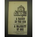 1959 Random House Books Ad - A Raisin in the Sun by Lorraine Hansberry