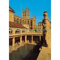 D023200 The Great Roman Bath and Bath Abbey. En...