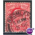 GB stamps 1902-10 KEV11 - 1d SG219 Bromley 4