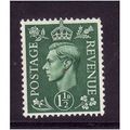 GREAT BRITAIN 1950 SG505 1 1/2d PALE GREEN MM #1