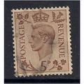 GB 1938 KGV1 5d Brown used stamp SG 469. ( E473 )