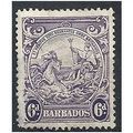 Barbados 1921 SG254 6d Reddish-Purple Very Fine...