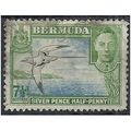 Bermuda 1938 SG114b 7 1/2d Black, Blue & Bright...