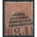 1872 SG94 4d Vermillion Plate 13 Good+ Used Let...