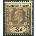 Northern Nigeria 1911 SG32 3d Black/Yellow Moun...