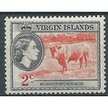 Virgin Islands 1956 SG151 2c Vermillion & Black...