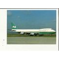 Aviation PAKISTAN INTERNATIONAL BOEING 747 Post...