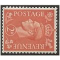 1941 SG488a 2d Pale Orange Wmk Sideways Mounted...