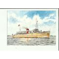 Three Star Shipping SS LADY ENCHANTRESS Art Pos...