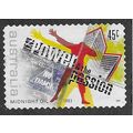 AUS 2001 45c (S/A) 'ROCK & POP - MIDNIGHT OIL' ...