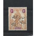 Malta.SG125 1d Orange and Purple.Fine Used.Apr25k