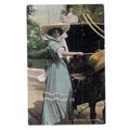 MISS MARIE STUDHOLME with Horse & Carriage used...