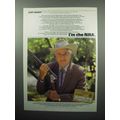 1989 NRA National Rifle Association Ad - Curt Gowdy