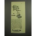 1948 Ferranti Radio Ad - Books - or crooks