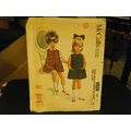 McCall's 6938 Girl's Dress or Jumper & Blouse P...
