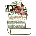 Steam Locomotive History Fridge Magnet