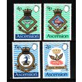 ASCENSION ISLAND 1971 NAVAL CRESTS SG 149 / 152...