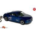 HTF RARE KEYCHAIN BLUE AUDI TT QUATTRO CUSTOM L...