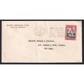 Bermuda KGVI 1941 3d Hamilton New York USA Aqua...