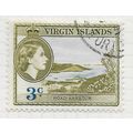 VIRGIN ISLANDS BRITISH 1956 QE2 ROAD HARBOUR VI...