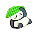 Panda Enamel Pin Badge Cute Brooch Metal 23.8mm...
