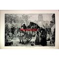 Berlin, Goose Market, Germany, Book Illustratio...