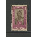 Gabon J18, 1930 de Brazza's Aide, VF, Mint, LH,...