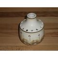 Jersey Studio Pottery Brown Leaf Posy Vase