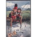 Comic Postcard Ye Anglers Of Ye Fish Fishing Ca...