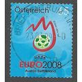 AUT 2008 65c (S/A) 'EURO 2008 FOOTBALL ' FINE U...