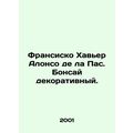 Francisco Javier Alonso de la Paz. Bonsai decorative. In Russian (ask us if in d