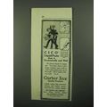 1918 Carter Ink Cico Liquid Paste Ad - Economic...