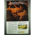 1972 Caterpillar Ad - Suddenly the City Disappears