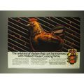 1986 Holland House Cooking Wine Ad - Honey Mustard Marinade recipe
