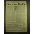 1924 Metropolitan Life Insurance Ad - Give them...