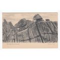 The Logan Rock near Penzance Cornwall Postcard ...