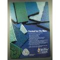 1968 Masland Carpets Ad - Masland has the blues