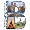 Boston Capitol B Fridge Magnet