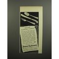 1952 James Robinson Advertisement - Queen Anne Pattern Flatware