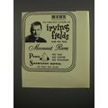 1953 Park Sheraton Hotel Advertisement - The fabulous fingers of Irving Fields
