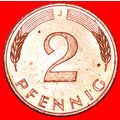 RYE EARS (1967-2001): GERMANY ★ 2 PFENNIGS 1991...