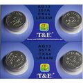 GENUINE T&E LR44 AG13 A76 L1154 Battery [4-pack]