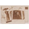 Mr & Mrs Julian Estrange Real Photo Rare Postcard