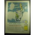 1958 Fleischmann Gin Ad - Clean.. clean.. clean..