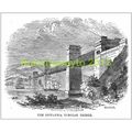 Britannia Tubular Bridge, c1900, MODERN REPRODU...