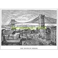 Brooklyn Bridge, New York, c1900, MODERN REPROD...