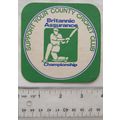 vintage Beer Mat - Britannic Assurance Cricket ...