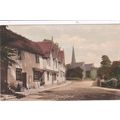 EC231 SHALFORD. COLOURED PRINTED POSTCARD