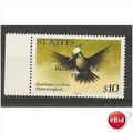 SG128a $10 Antillean Crested Hummingbird.Unmnte...